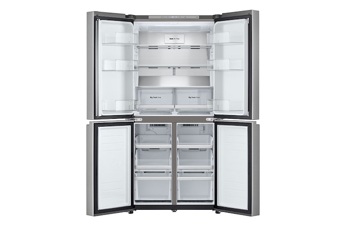 LG 530L Slim French Door Fridge - Stainless, GF-B505PL