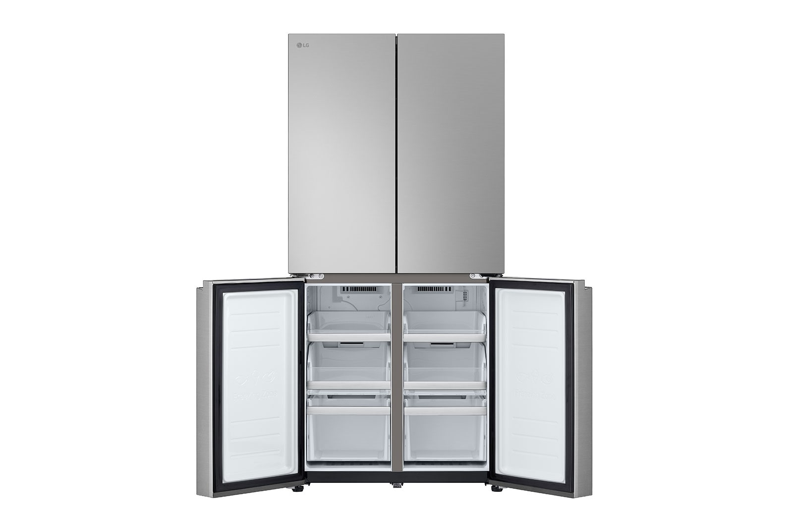 LG 530L Slim French Door Fridge - Stainless, GF-B505PL