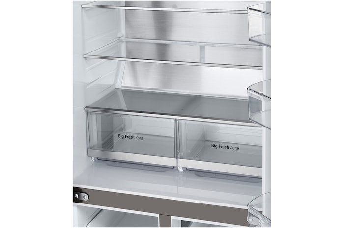 LG 530L Slim French Door Fridge - Stainless, GF-B505PL