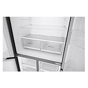 LG 530L Slim French Door Fridge - Black Finish, GF-B530BL
