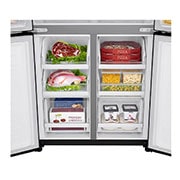 LG 530L Slim French Door Fridge - Black Finish, GF-B530BL