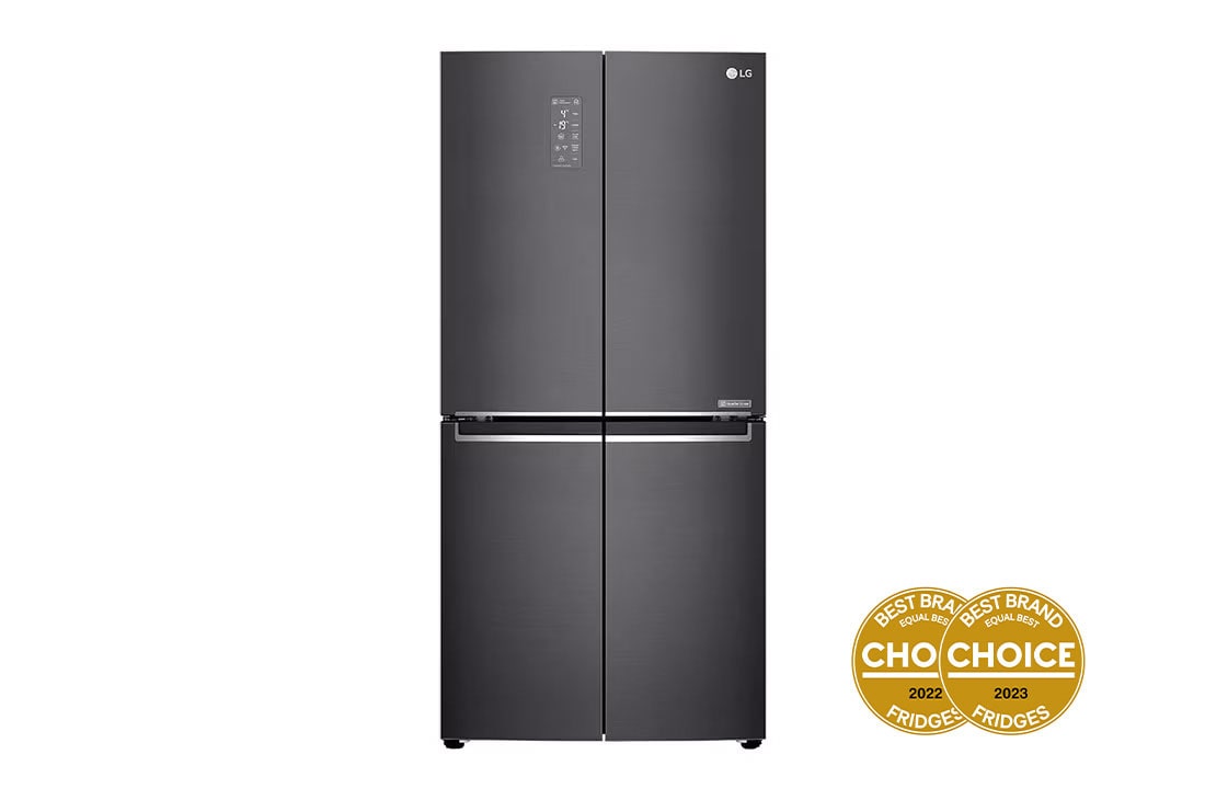 530L Slim French Door Fridge in Black GFB590MBL LG AU