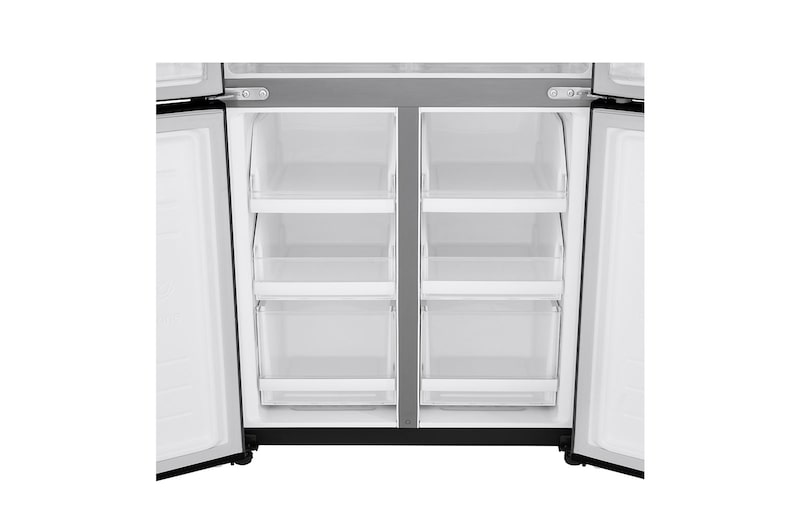 LG 530L Slim French Door Fridge - Matte Black Finish, GF-B590MBL