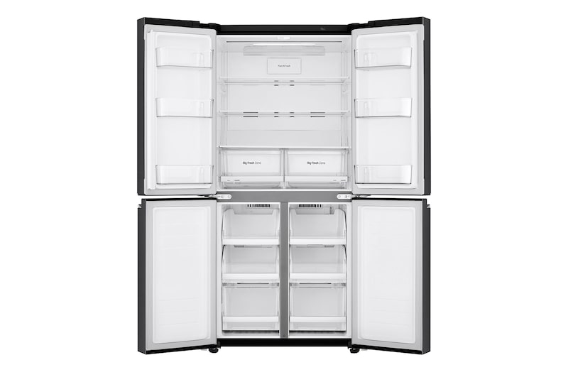 LG 530L Slim French Door Fridge - Matte Black Finish, GF-B590MBL