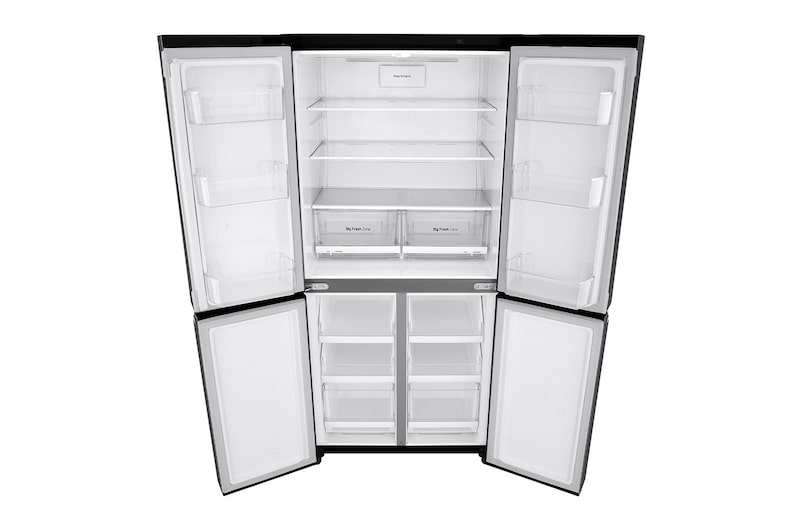 LG 530L Slim French Door Fridge - Matte Black Finish, GF-B590MBL