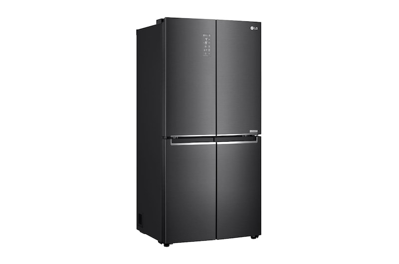 LG 530L Slim French Door Fridge - Matte Black Finish, GF-B590MBL