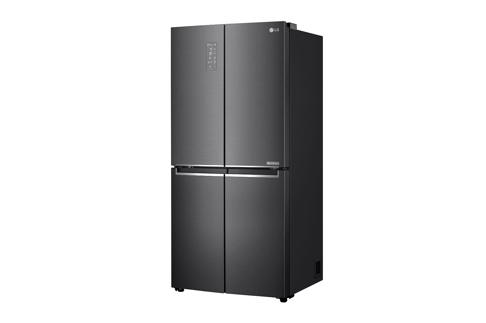 LG 530L Slim French Door Fridge - Matte Black Finish, GF-B590MBL