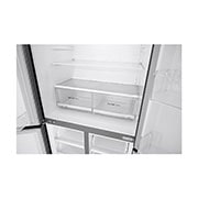 LG 530L Slim French Door Fridge - Matte Black Finish, GF-B590MBL
