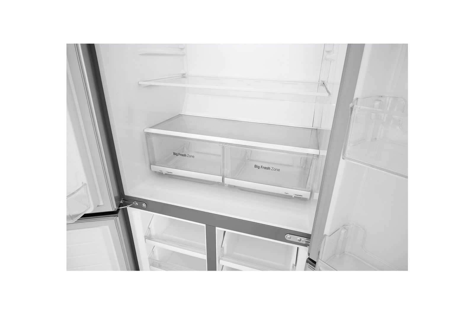 LG 530L Slim French Door Fridge - Stainless Finish, GF-B590PL