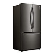 LG 620L French Door Fridge, in Black Stainless Steel, GF-B620BSL