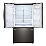 LG 620L French Door Fridge, in Black Stainless Steel, GF-B620BSL