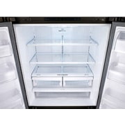 LG 620L French Door Fridge, in Black Stainless Steel, GF-B620BSL