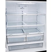 LG 620L French Door Fridge, in Black Stainless Steel, GF-B620BSL