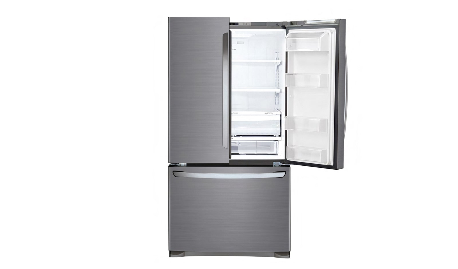 LG 620L French Door Fridge in Anti-fingerprint Stainless Finish, GF-B620PL