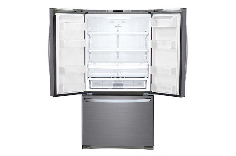 LG 620L French Door Fridge in Anti-fingerprint Stainless Finish, GF-B620PL