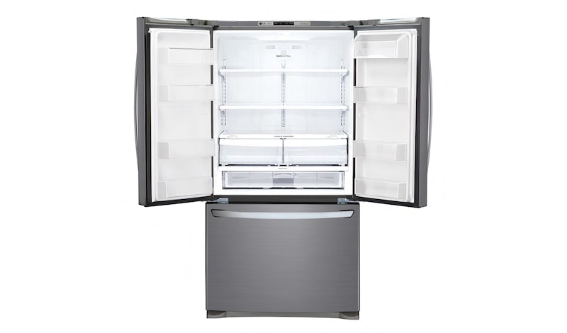 LG 620L French Door Fridge in Anti-fingerprint Stainless Finish, GF-B620PL