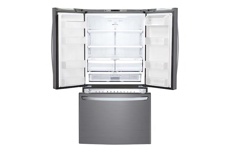 LG 620L French Door Fridge in Anti-fingerprint Stainless Finish, GF-B620PL