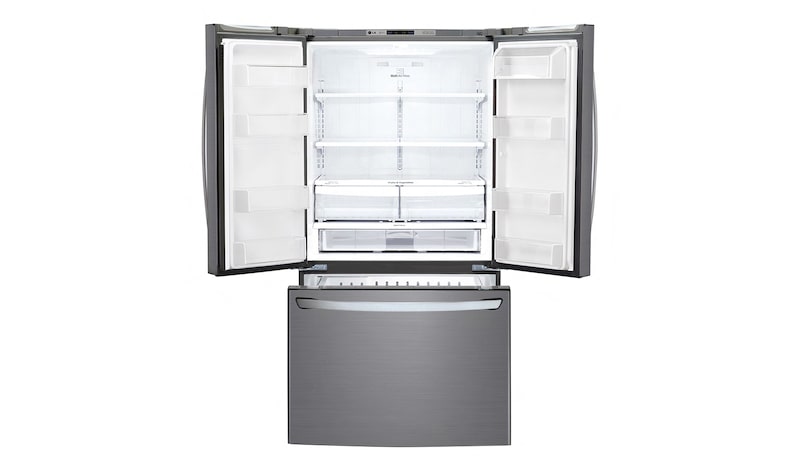 LG 620L French Door Fridge in Anti-fingerprint Stainless Finish, GF-B620PL