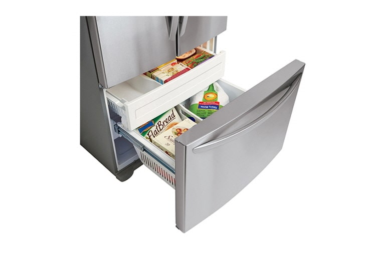 LG 620L French Door Refrigerator with Auto Ice Maker, GF-B620SL