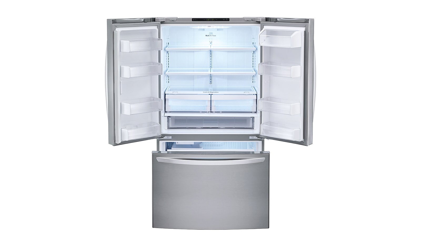 LG 620L French Door Refrigerator with Auto Ice Maker, GF-B620SL