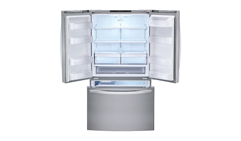 LG 620L French Door Refrigerator with Auto Ice Maker, GF-B620SL