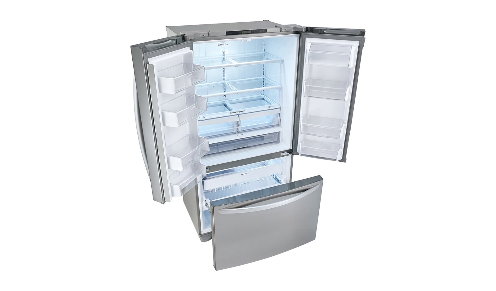LG 620L French Door Refrigerator with Auto Ice Maker, GF-B620SL