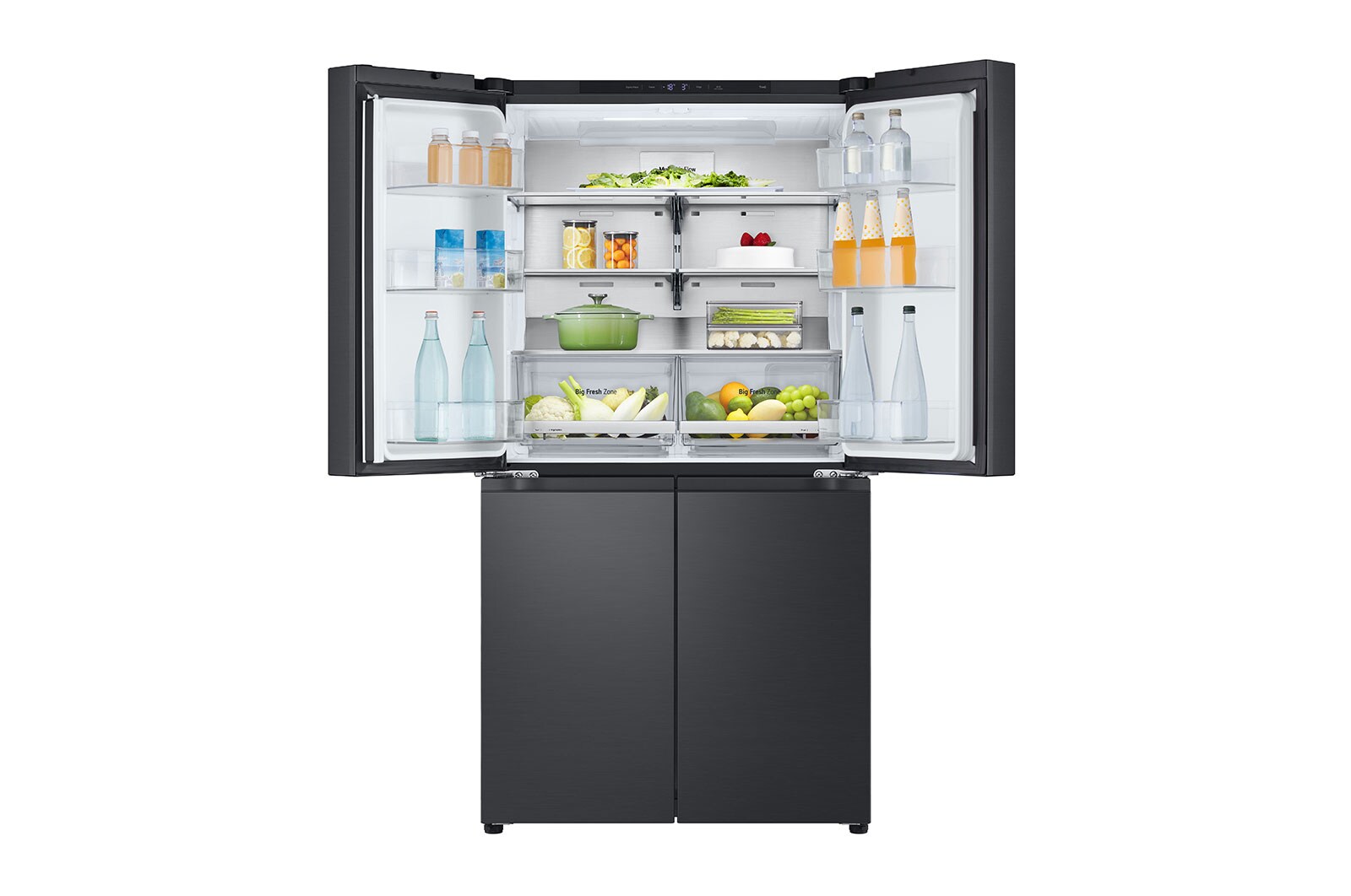 LG 665L French Door Fridge - Matte Black Finish, GF-B700MBL