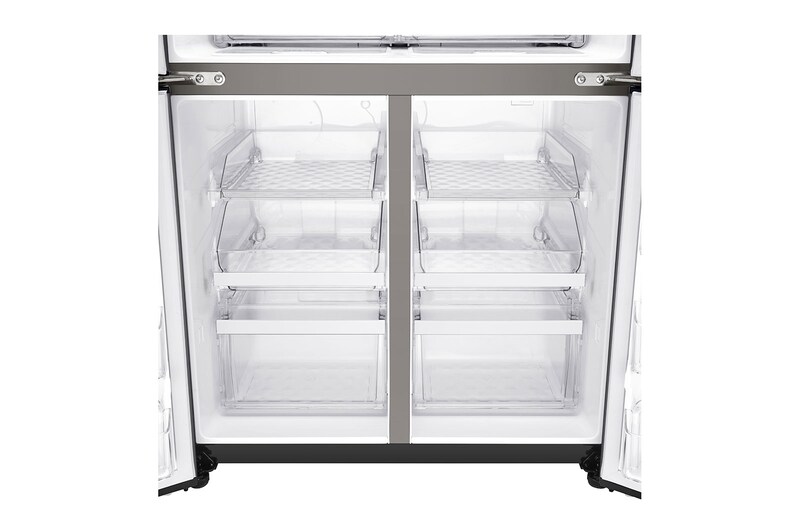 LG 664L French Door Fridge in Matte Black Finish, GF-B730MBL