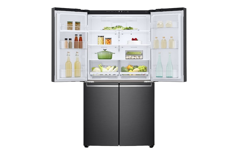 LG 664L French Door Fridge in Matte Black Finish, GF-B730MBL