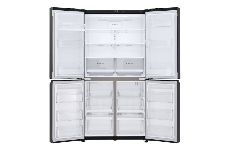LG 664L French Door Fridge in Matte Black Finish, GF-B730MBL