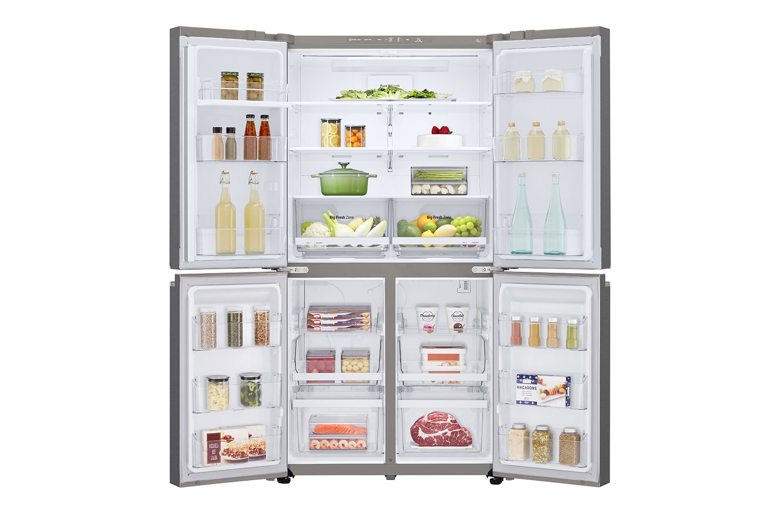 LG 664L French Door Fridge in Stainless Finish, GF-B730PL