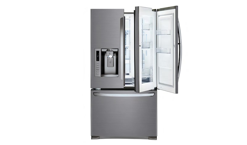 LG 613L Door-In-Door® French Door Fridge With Ice & Water Dispenser, GF-D613PL