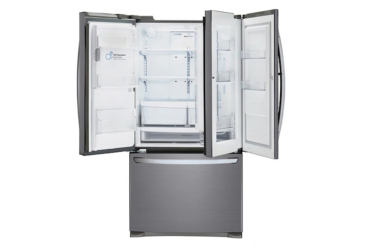 LG 613L Door-In-Door® French Door Fridge With Ice & Water Dispenser, GF-D613PL