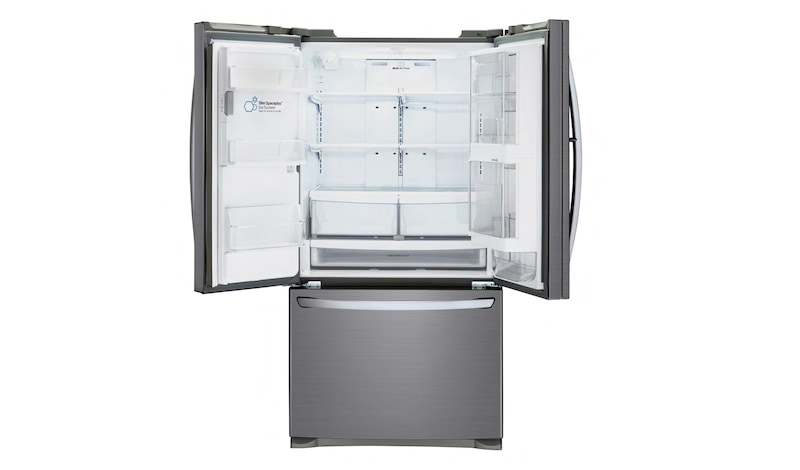 LG 613L Door-In-Door® French Door Fridge With Ice & Water Dispenser, GF-D613PL