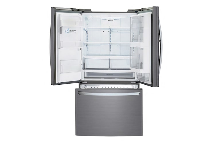 LG 613L Door-In-Door® French Door Fridge With Ice & Water Dispenser, GF-D613PL