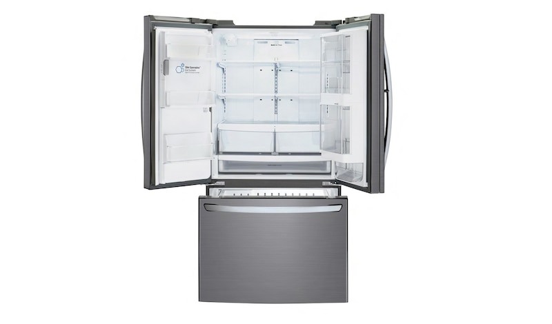LG 613L Door-In-Door® French Door Fridge With Ice & Water Dispenser, GF-D613PL