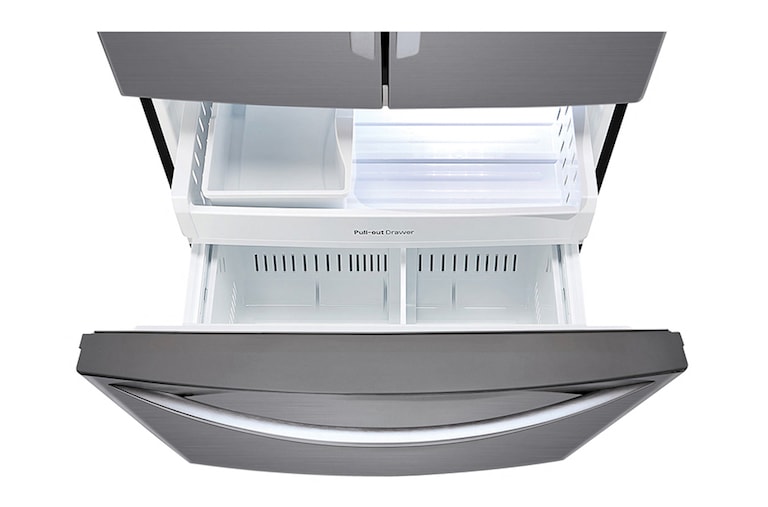 LG 613L Door-In-Door® French Door Fridge With Ice & Water Dispenser, GF-D613PL