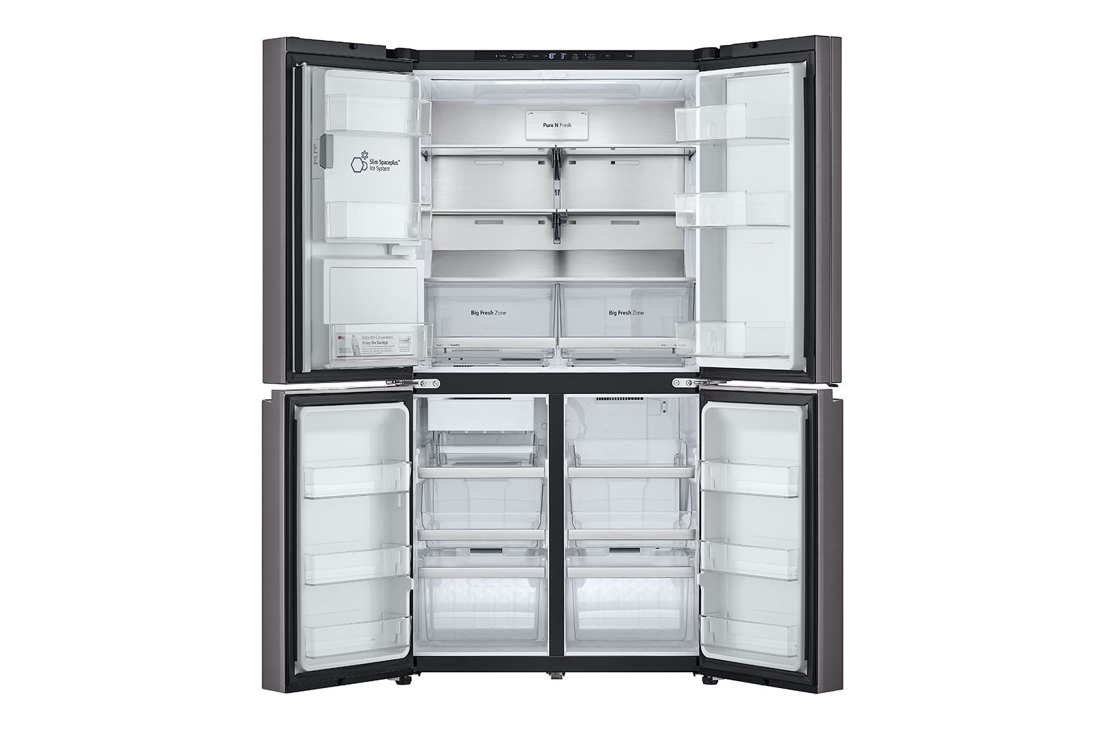 LG 638L French Door Fridge with Craft Ice™, GF-D700BSLC