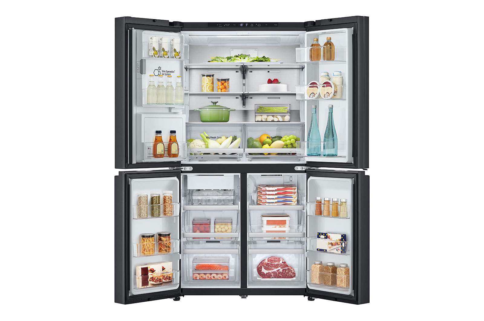 LG 638L French Door Fridge with Craft Ice™, GF-D700MBLC