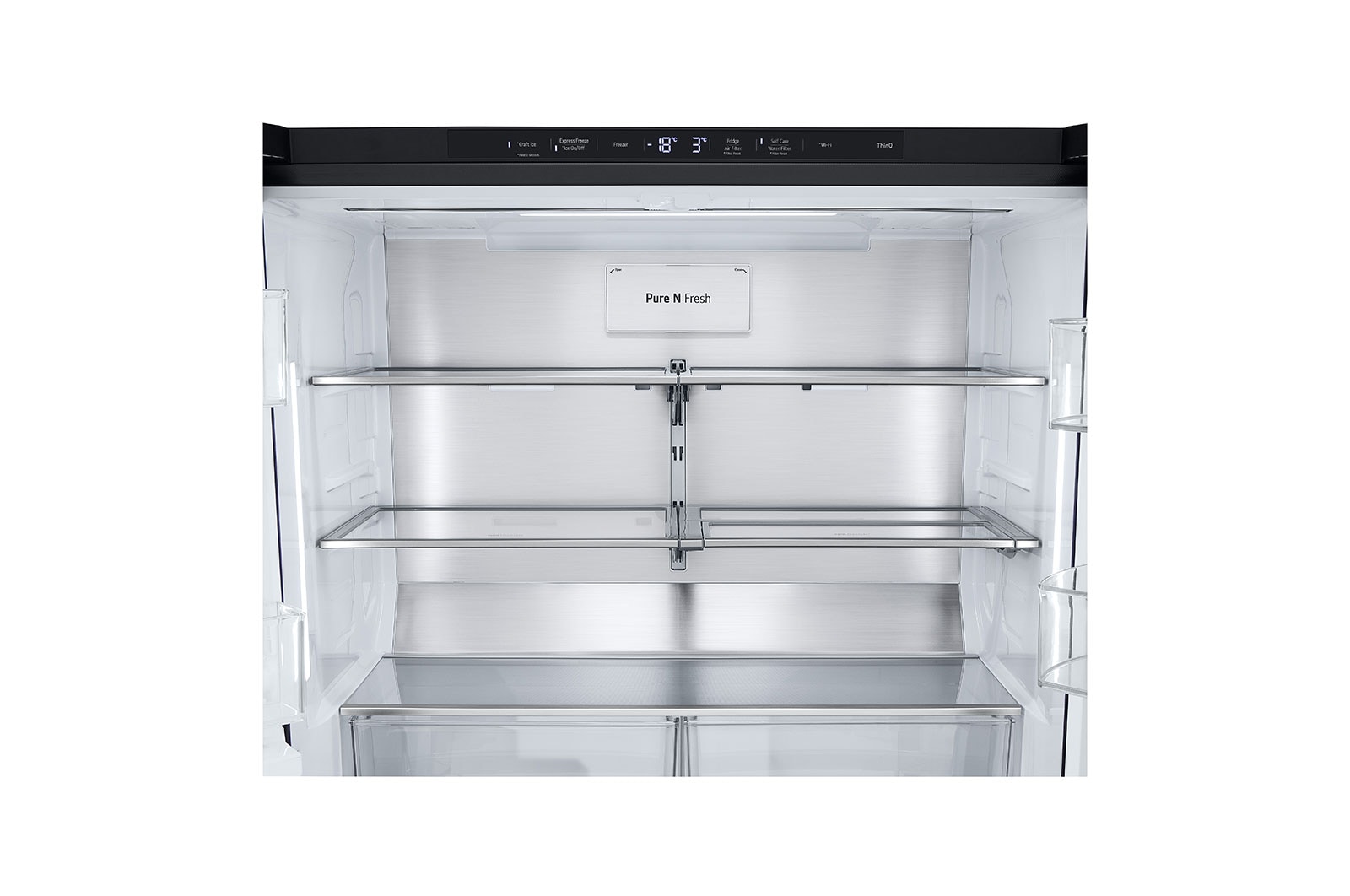 LG 638L French Door Fridge with Craft Ice™, GF-D700MBLC