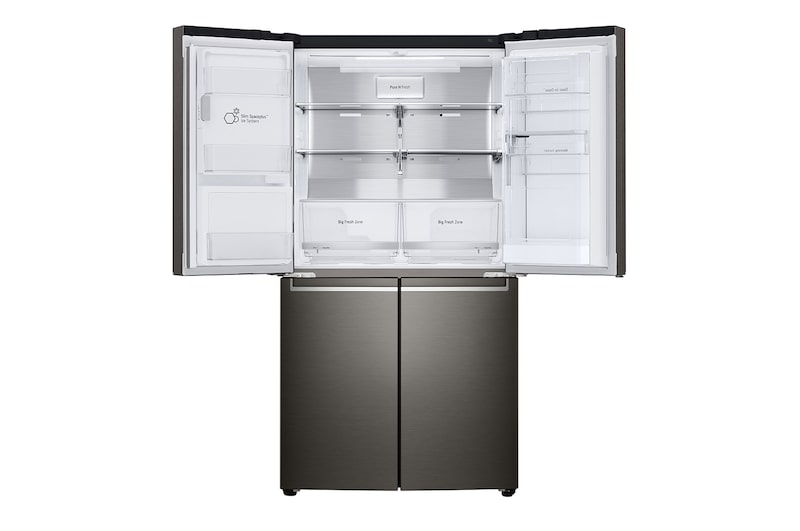 LG 637L French Door Fridge, with Door-In-Door®, in Black Stainless Finish, GF-D706BSL