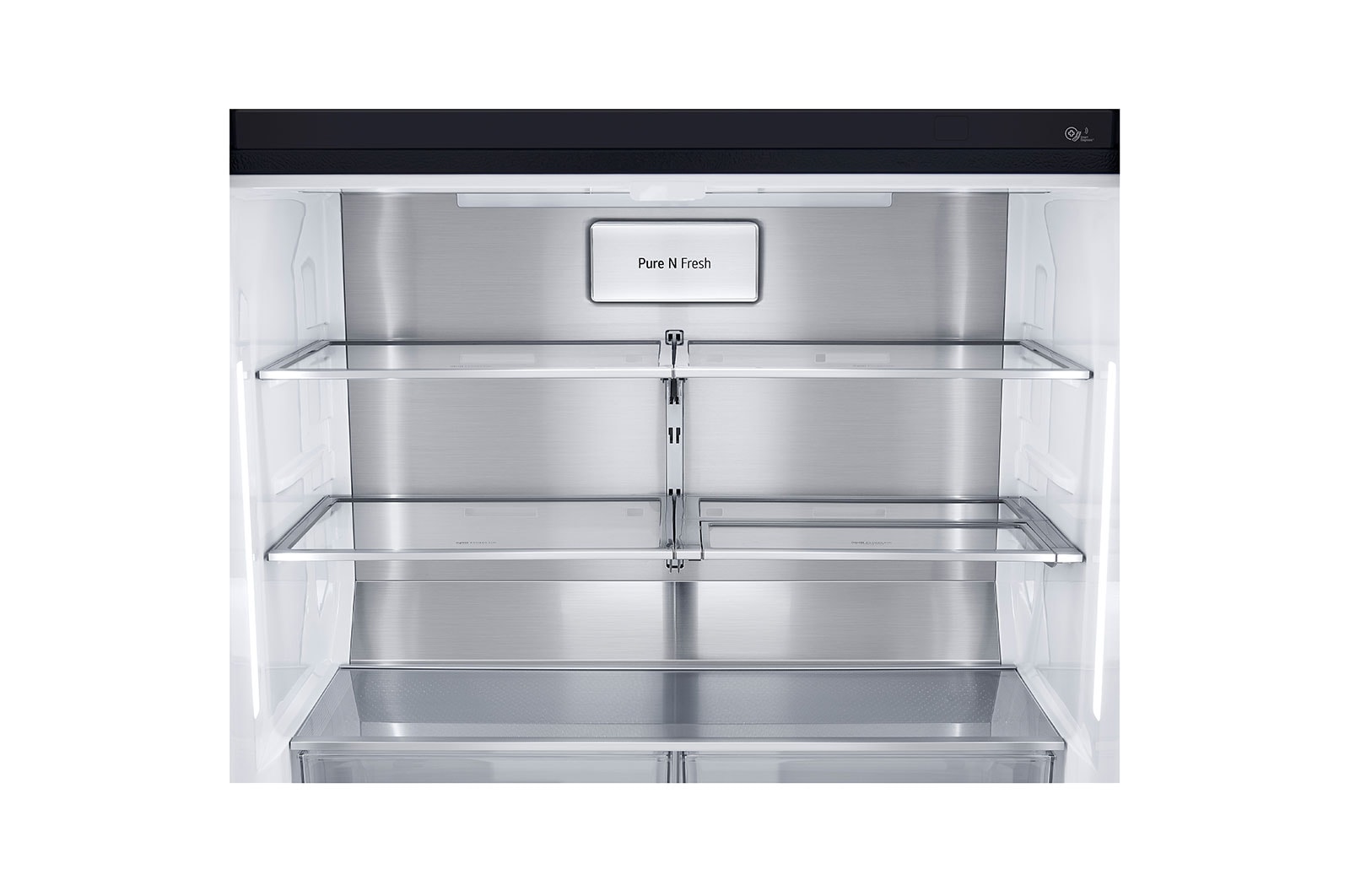 LG 637L French Door Fridge, with Door-In-Door®, in Black Stainless Finish, GF-D706BSL