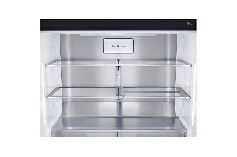 LG 637L French Door Fridge, with Door-In-Door®, in Black Stainless Finish, GF-D706BSL