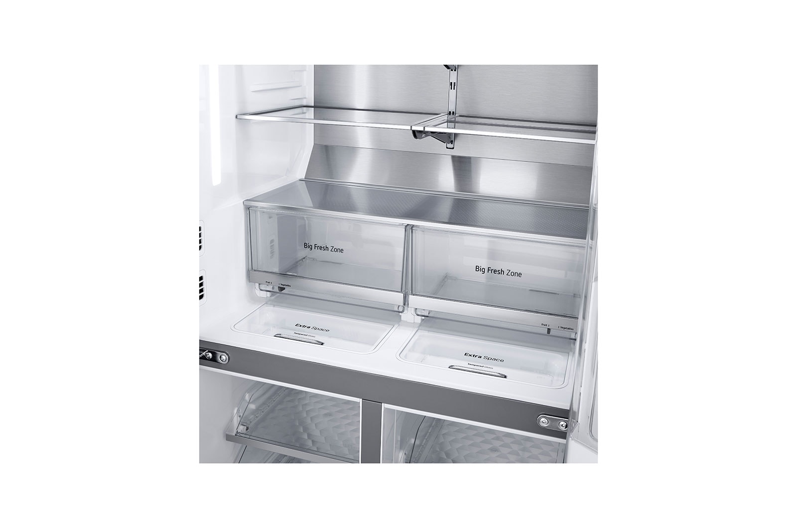 LG 637L French Door Fridge, with Door-In-Door®, in Black Stainless Finish, GF-D706BSL