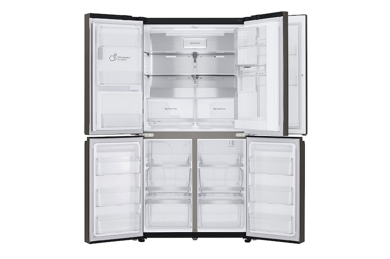 LG 637L French Door Fridge, with Door-In-Door®, in Black Stainless Finish, GF-D706BSL