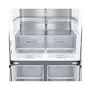 LG 637L French Door Fridge, with Door-In-Door®, in Black Stainless Finish, GF-D706BSL