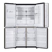 LG 637L French Door Fridge, with Door-In-Door®, in Black Stainless Finish, GF-D706BSL