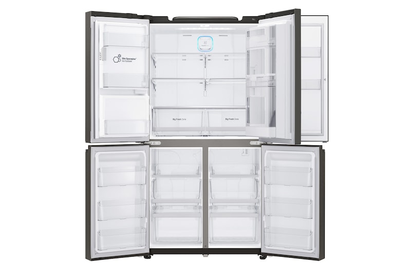 LG 708L French Door Fridge, with Door-in-Door®, in Black Stainless Steel, GF-D708BSL