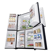 LG 708L French Door Fridge, with Door-in-Door®, in Matte Black Stainless Steel, GF-D708MBSL