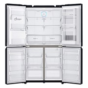 LG 708L French Door Fridge, with Door-in-Door®, in Matte Black Stainless Steel, GF-D708MBSL